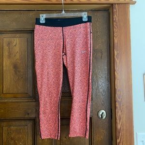 Nike bright coral running pants